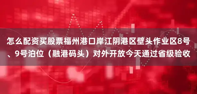 怎么配资买股票福州港口岸江阴港区壁头作业区8号、9号泊位（融港码头）对外开放今天通过省级验收